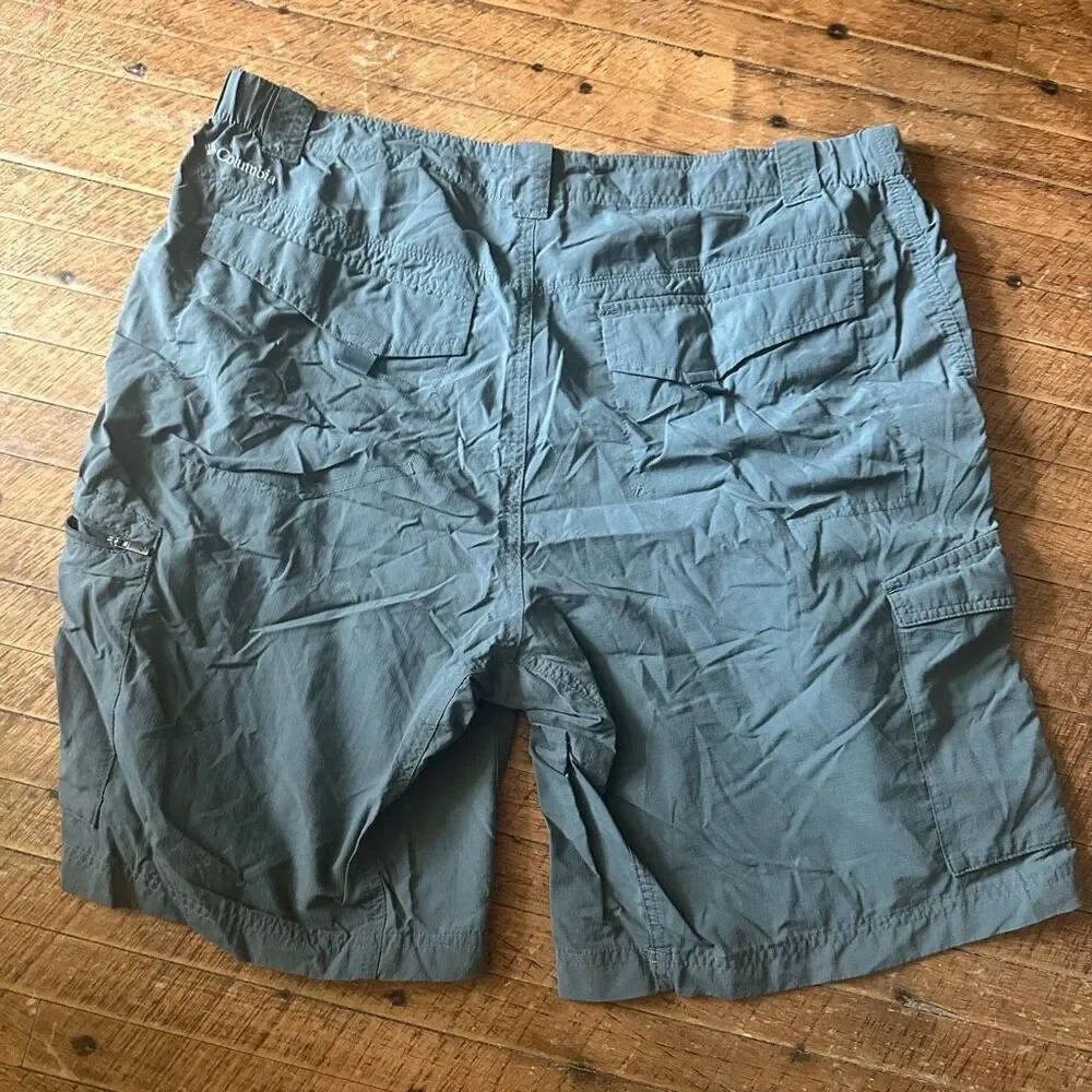 Columbia omniwick gray 38x10 athletic sun protection shorts